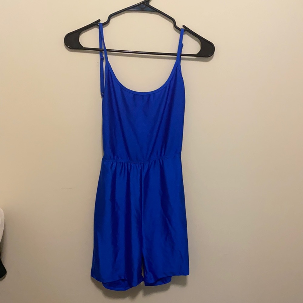 Backless romper
